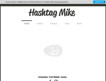 Tablet Screenshot of hashtagmike.com